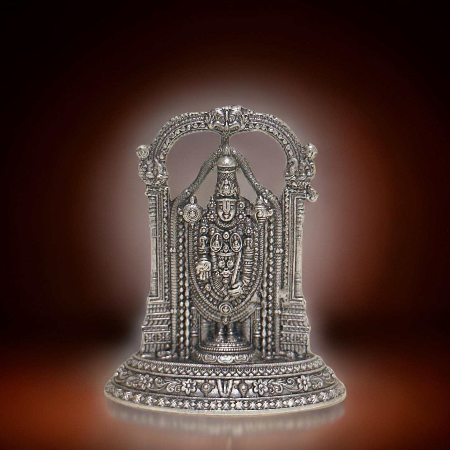 925 Antique Silver Tirupati Balaji Idol-1.5 Inches