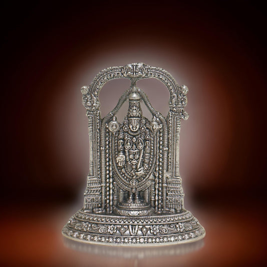 925 Antique Silver Tirupati Balaji Idol-1.5 Inches