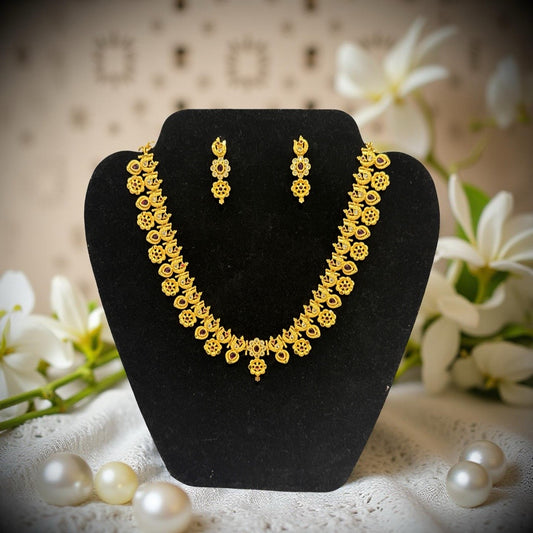 Meena Premium Gold Replica Necklace