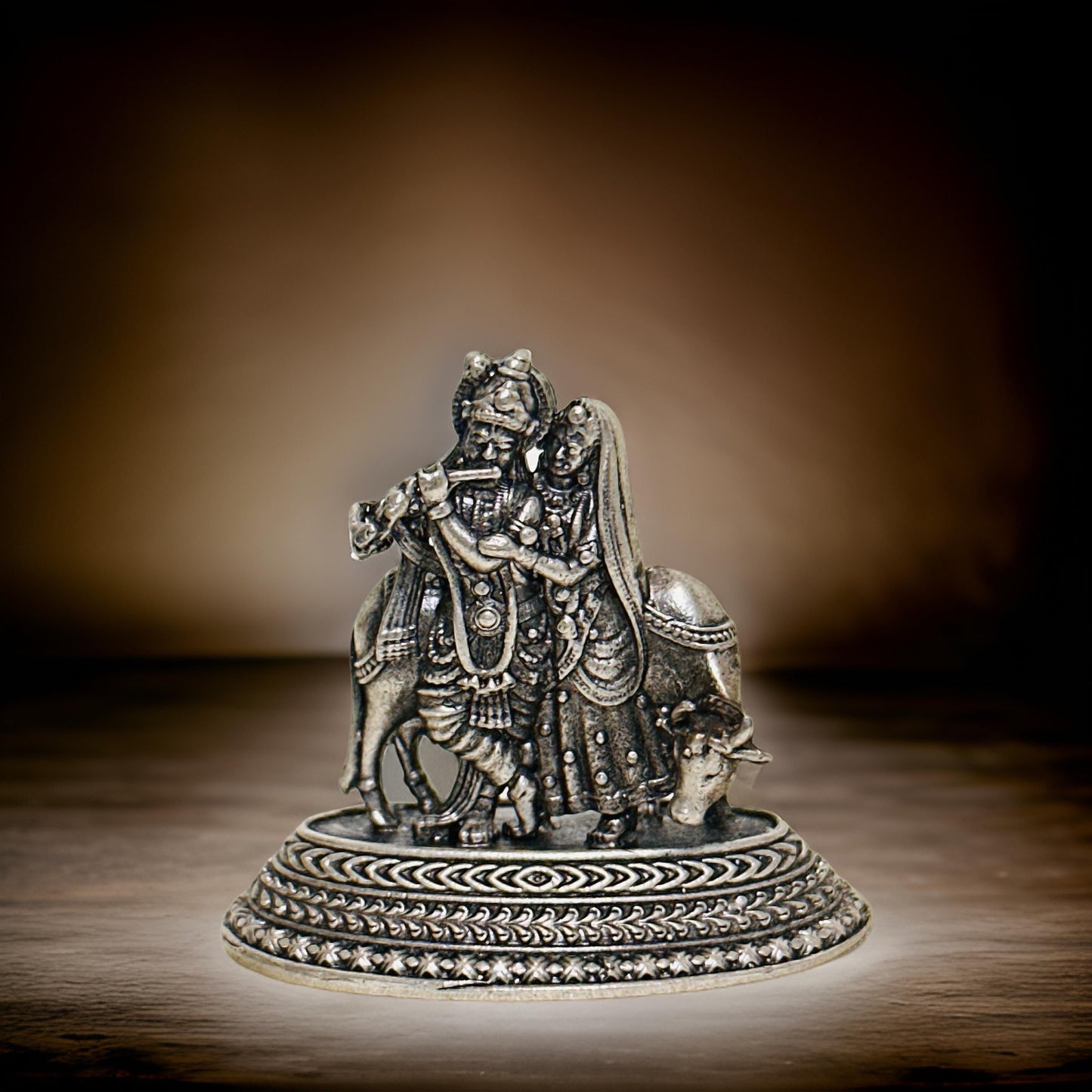 925 Antique Silver Radhakrishnan -1.3 Inches