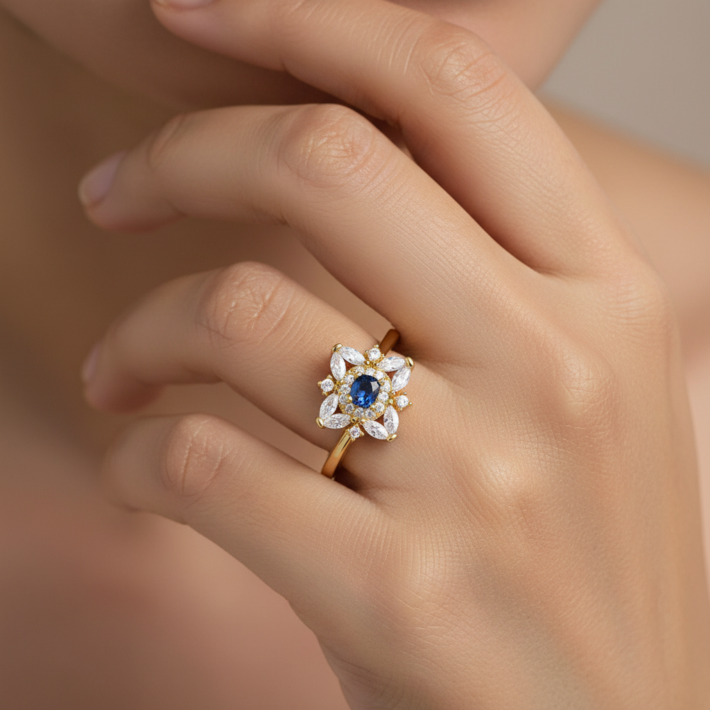 Silver Emily Ring