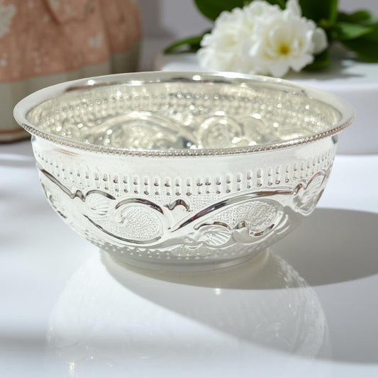 Mahi 925 Silver Nakash Bowl