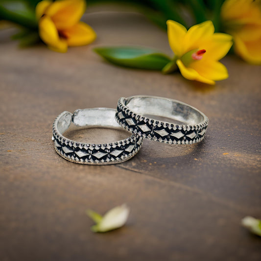 925 Antique Silver Ciara Toe rings