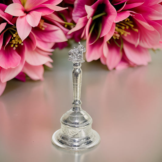 Nandhi Silver Pooja Bell