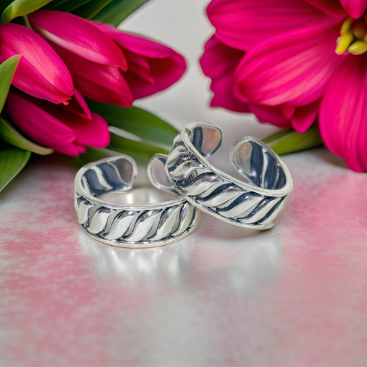 925 Antique Silver Varshi Toe rings