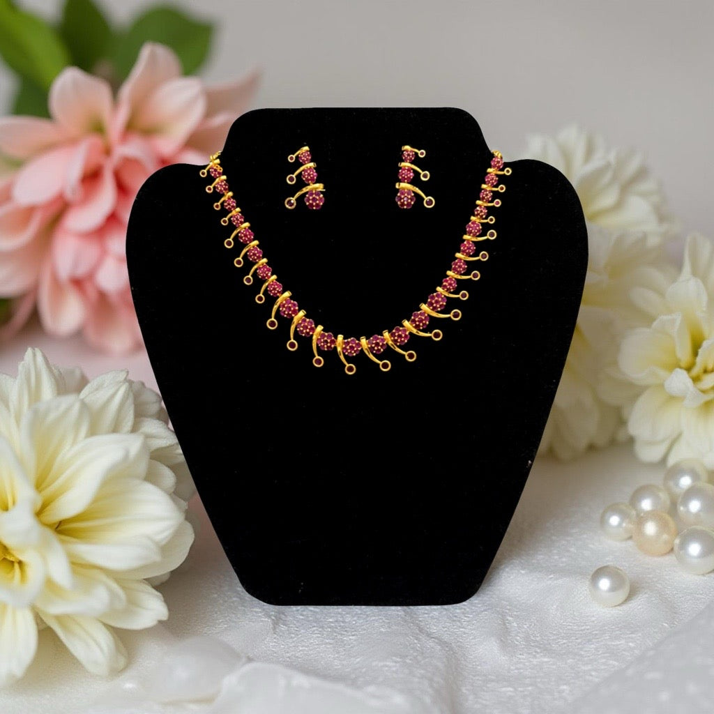 Manvi Premium Gold Replica Necklace