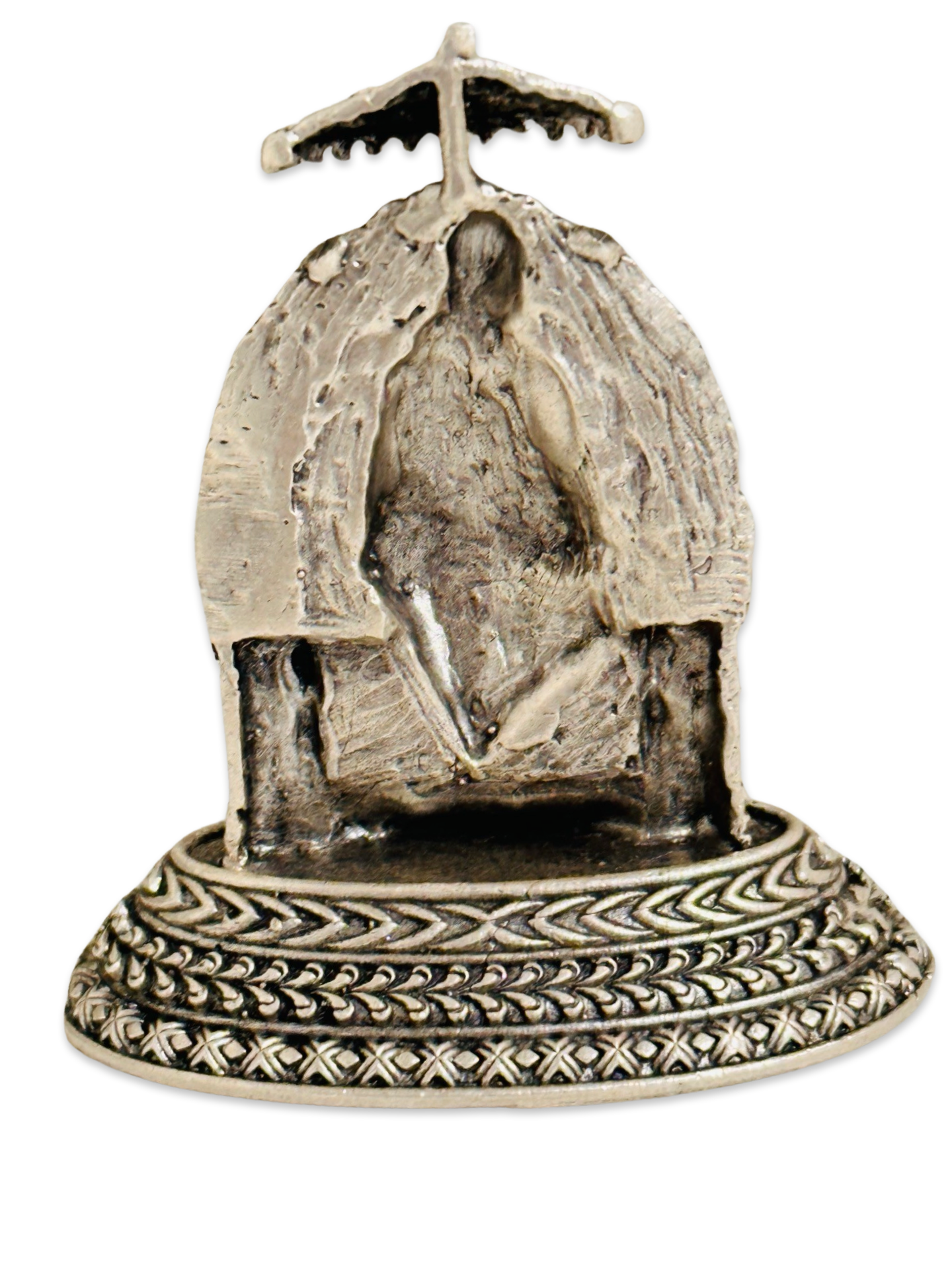 Antique Silver Sai Baba Idol