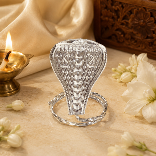 Silver Nag/Nagini  Idol 2.5 Inches