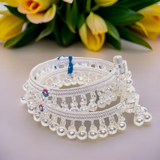Shradha Silver Baby Anklet 6.5 Inches