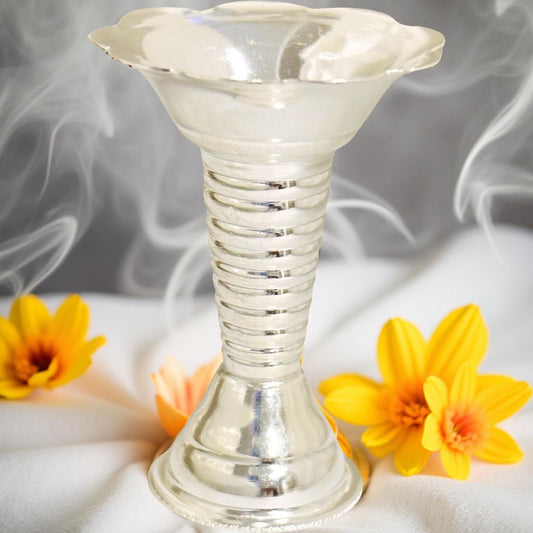 Silver Incense Burner Holder
