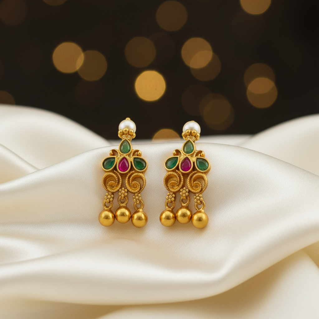 925 Silver Nidhi Earrings