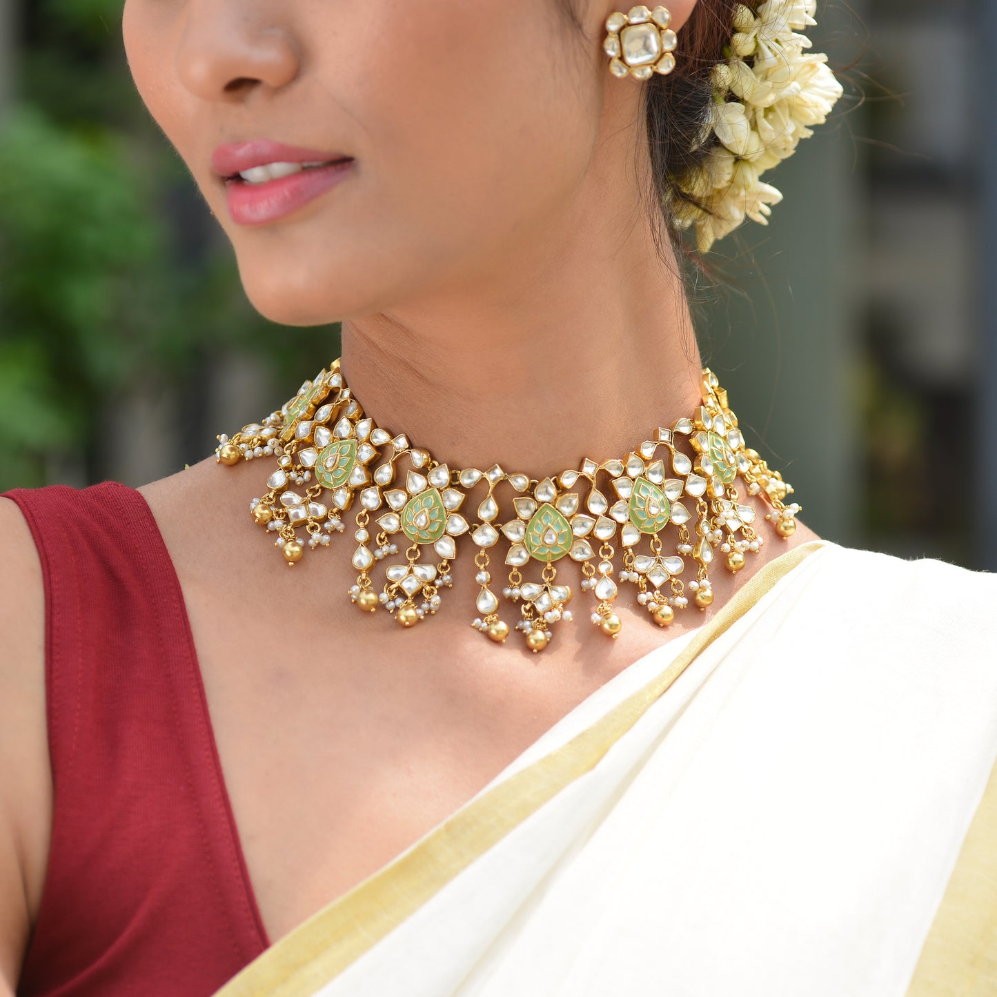Anandalakshmi 925 Silver Necklace