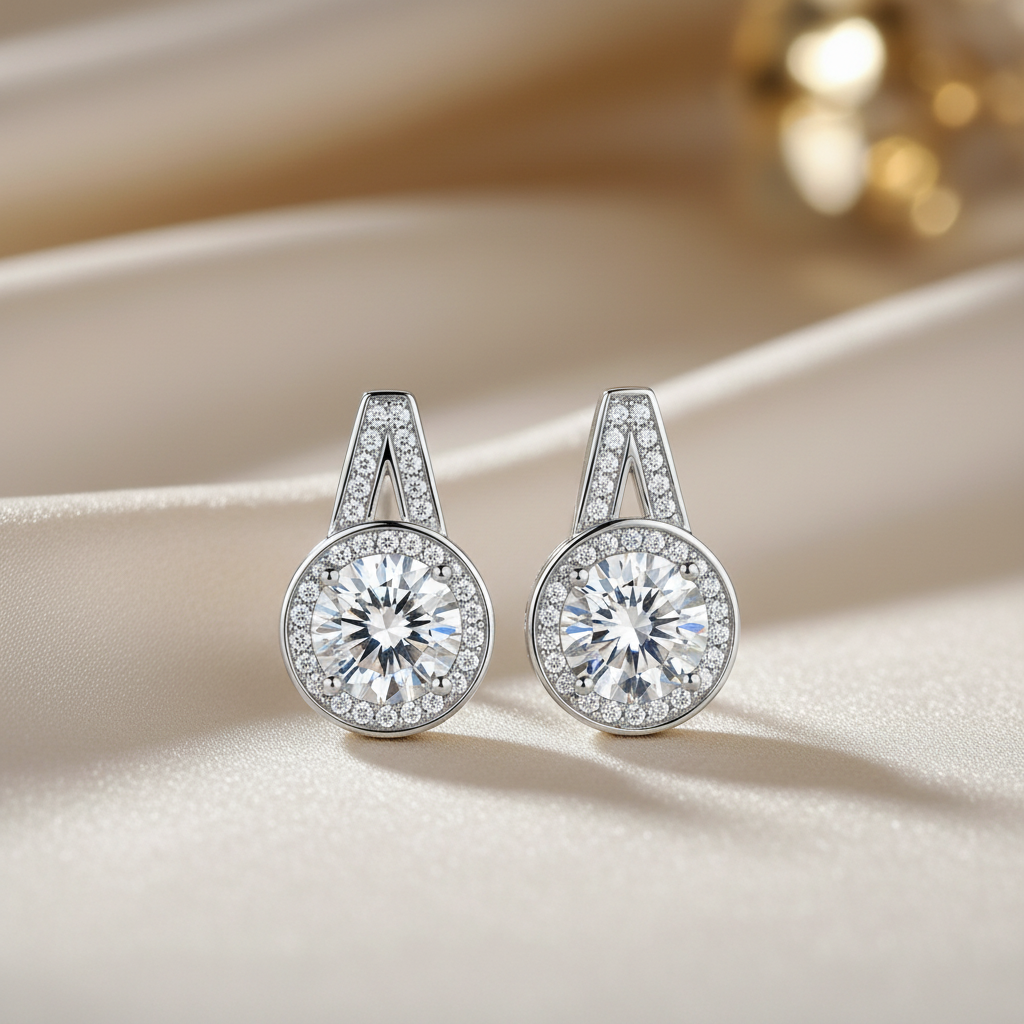 Silver Emily Earrings