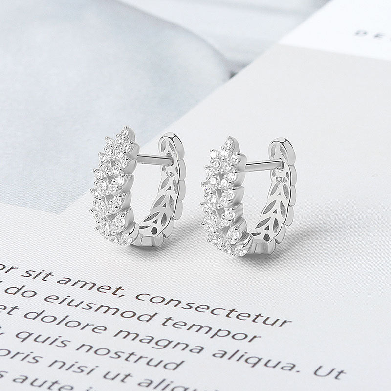 925 Sterling Silver Emma Hoop Earring