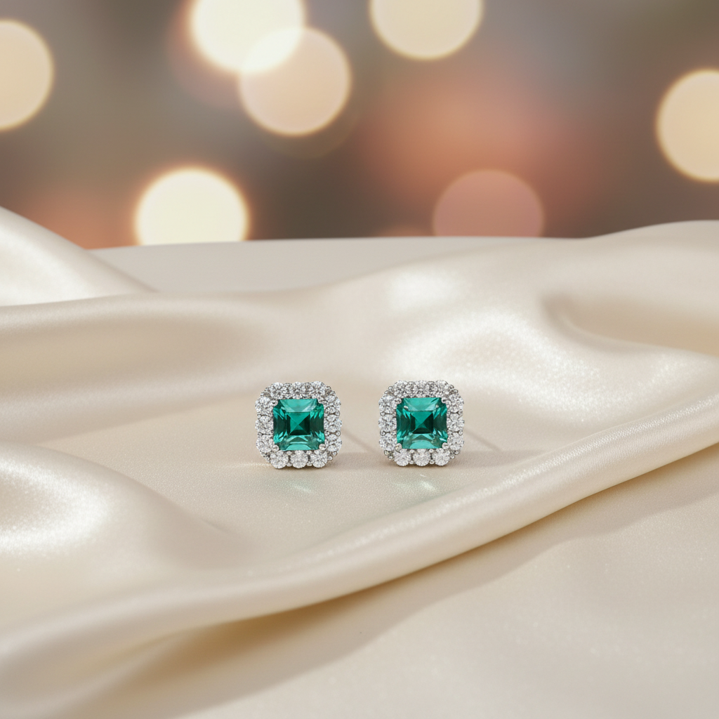 Silver Nova Earrings