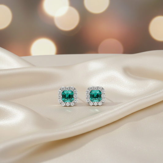 Silver Nova Earrings