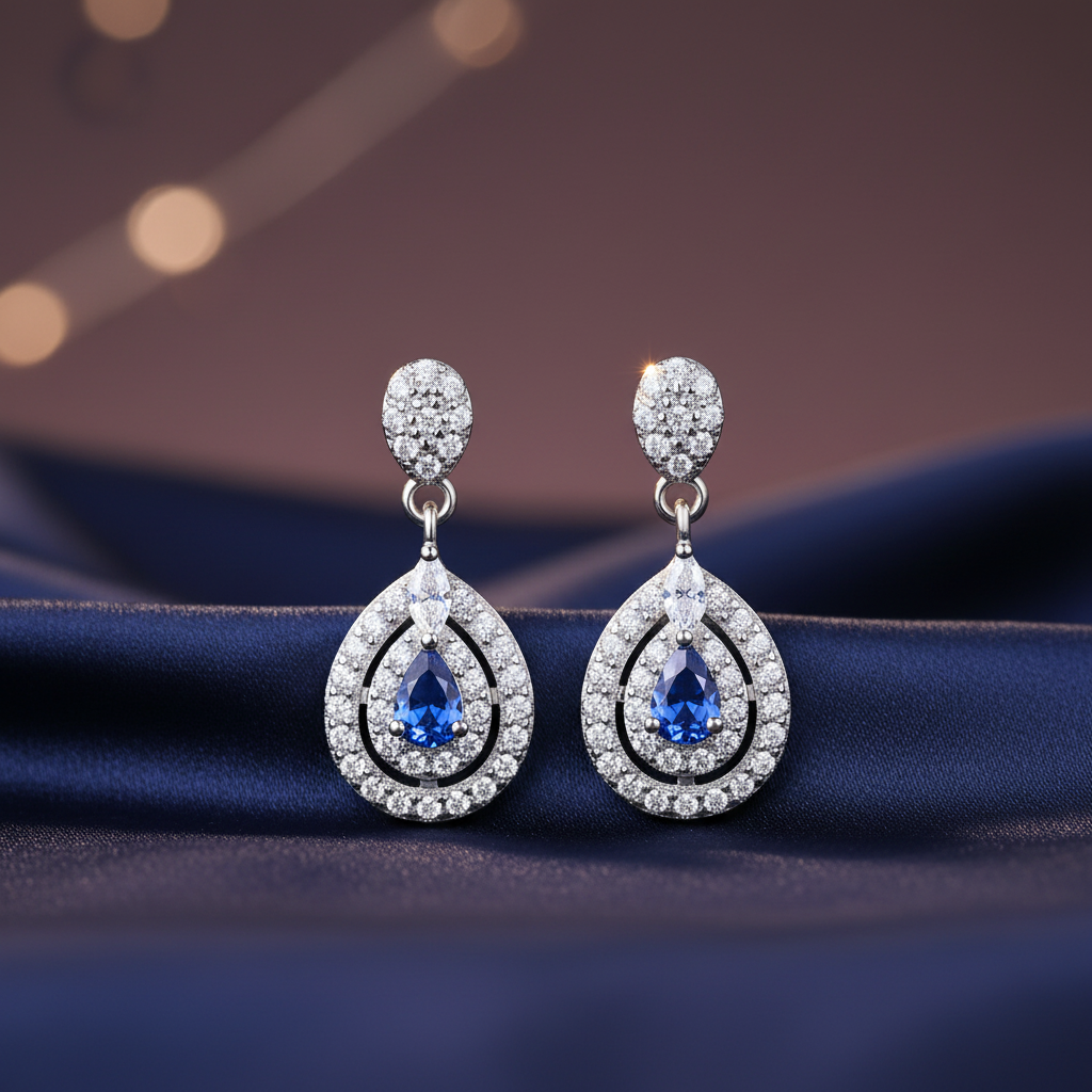 Silver Aubrey Earrings