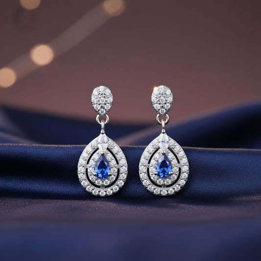 Silver Aubrey Earrings