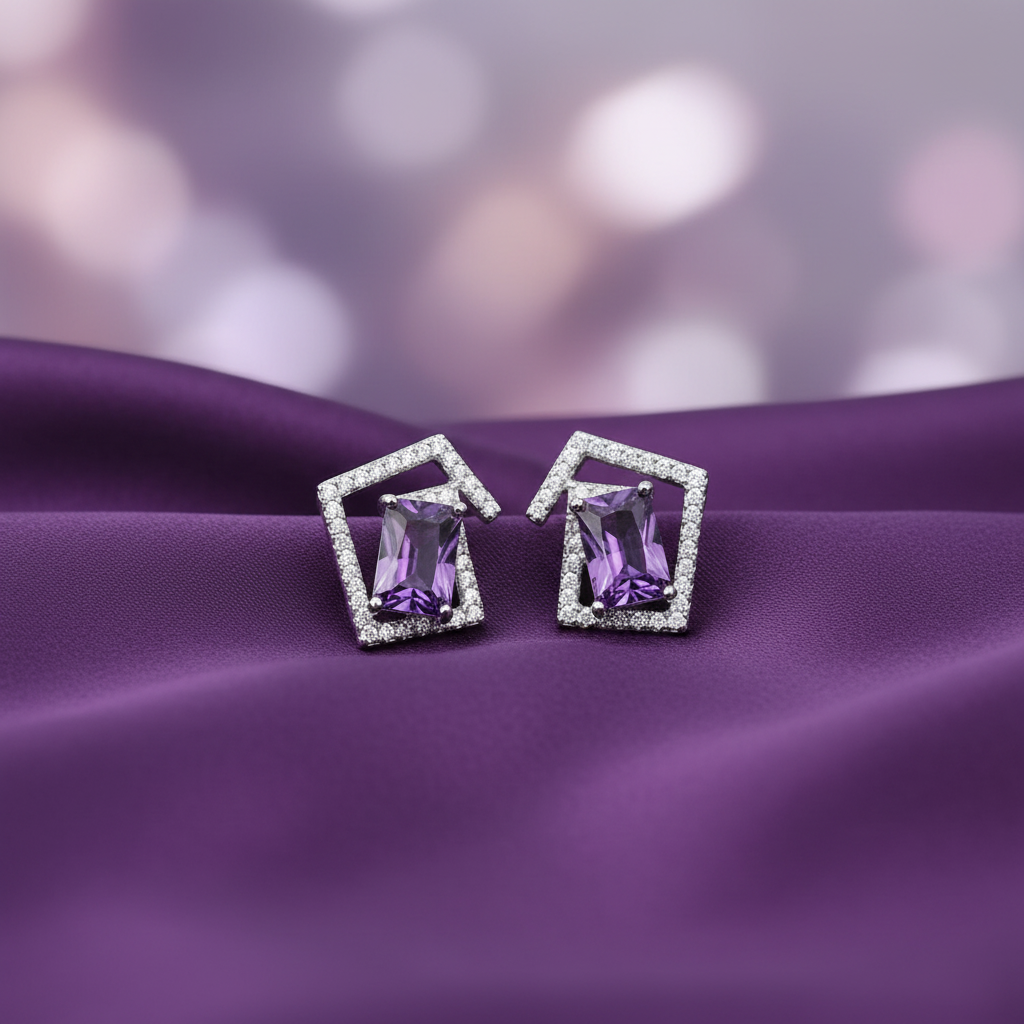 Silver Kennedy Earrings