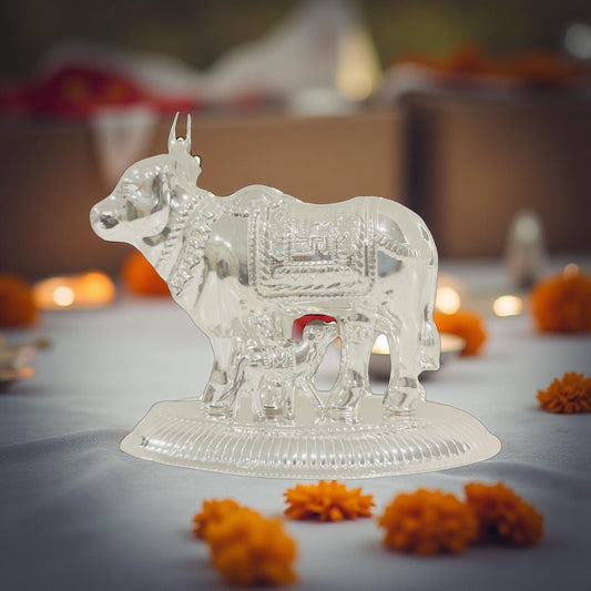 Silver Cow Idol 3.1  Inches