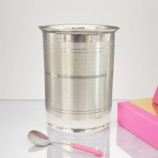 Plain Silver Tumbler