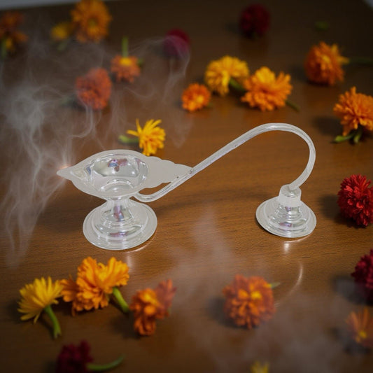 Silver Arthi Diya