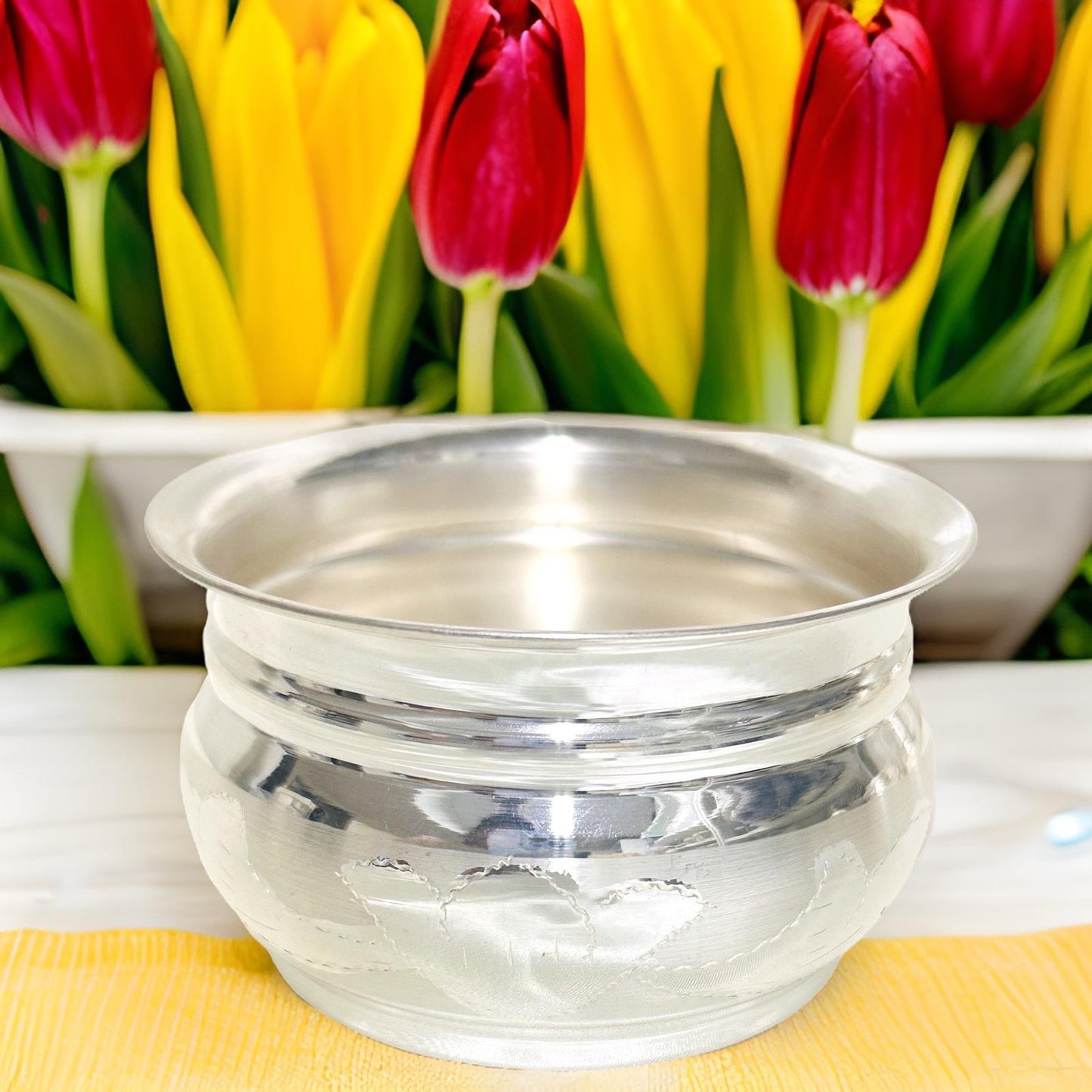 925 Silver Engraved Silver Bowls