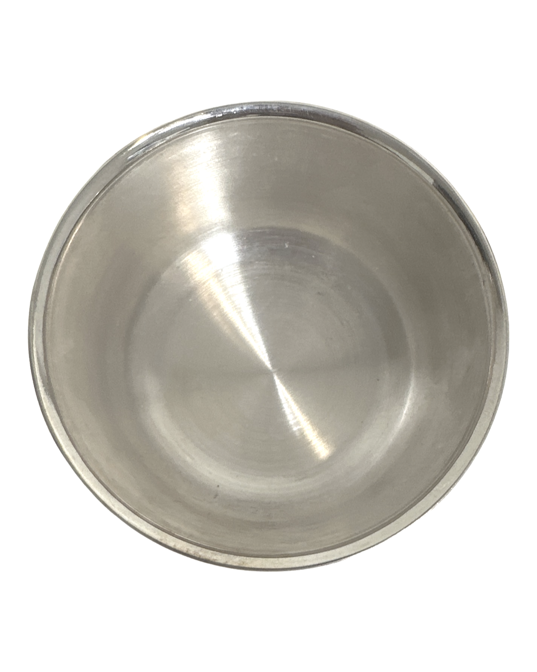 Silver Plain Feeding Bowl
