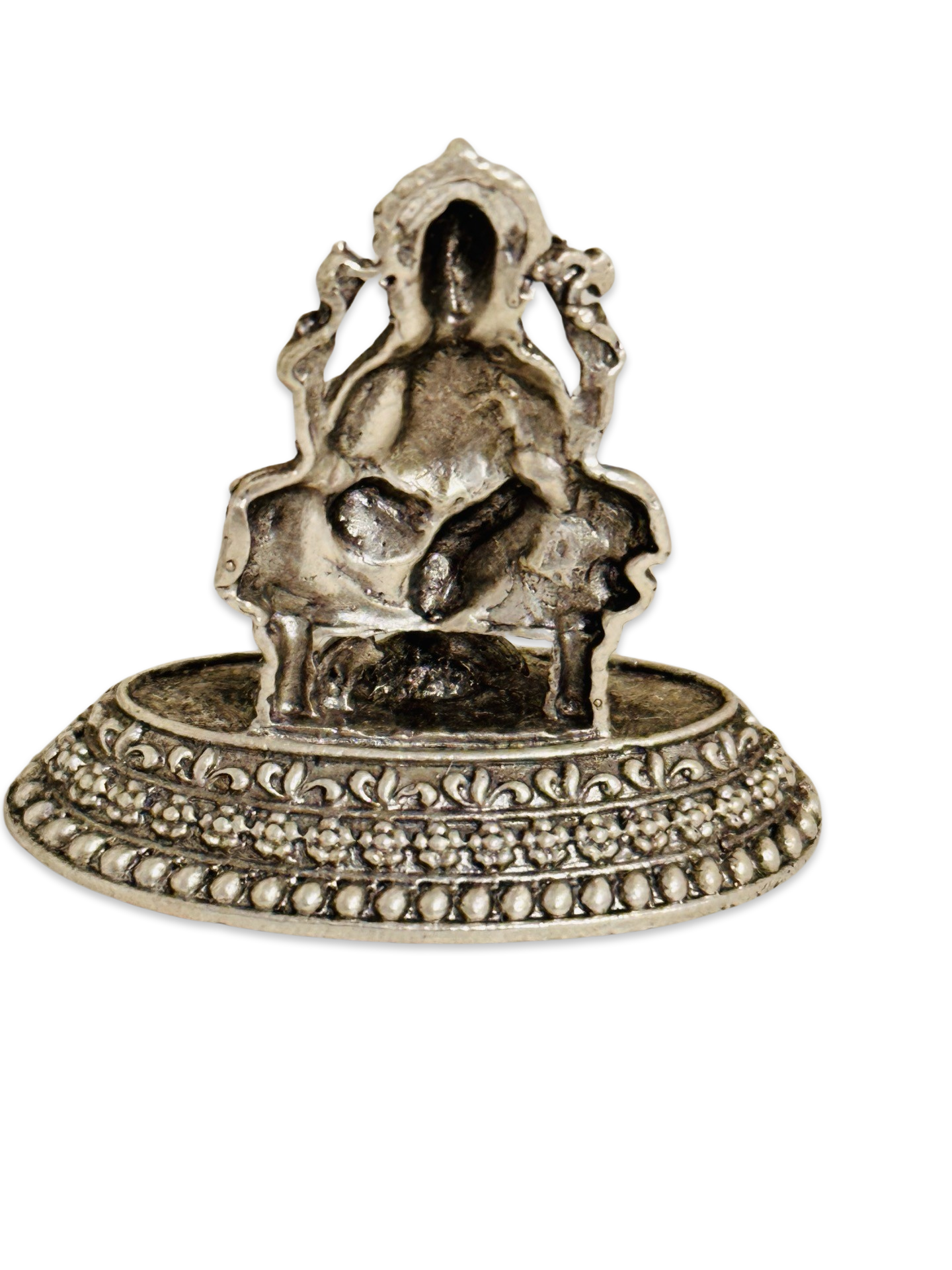 Antique Silver Ganesh Idol