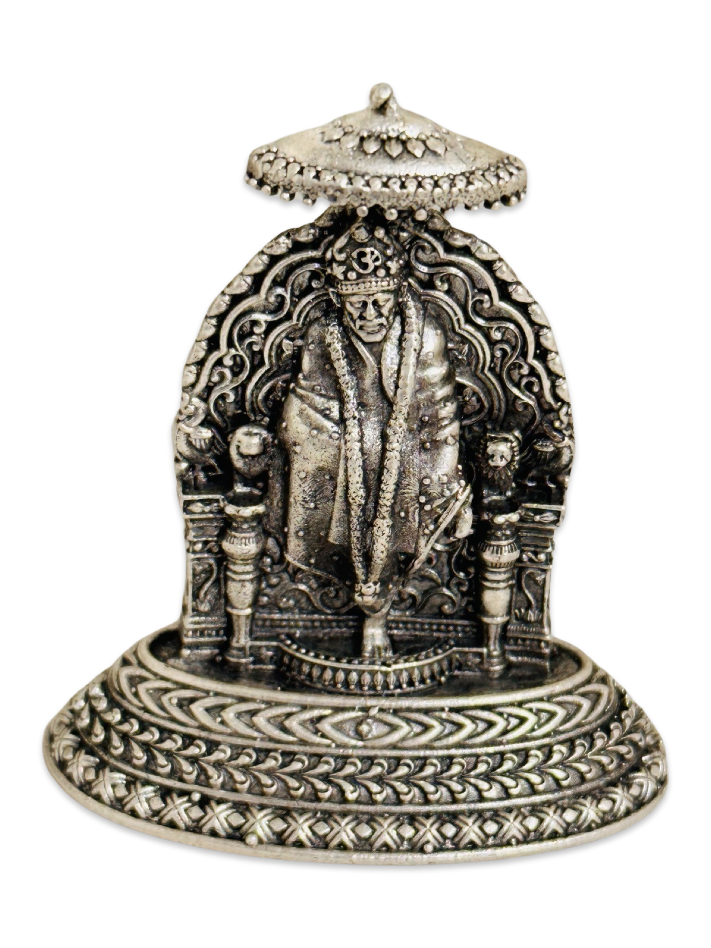 Antique Silver Sai Baba Idol