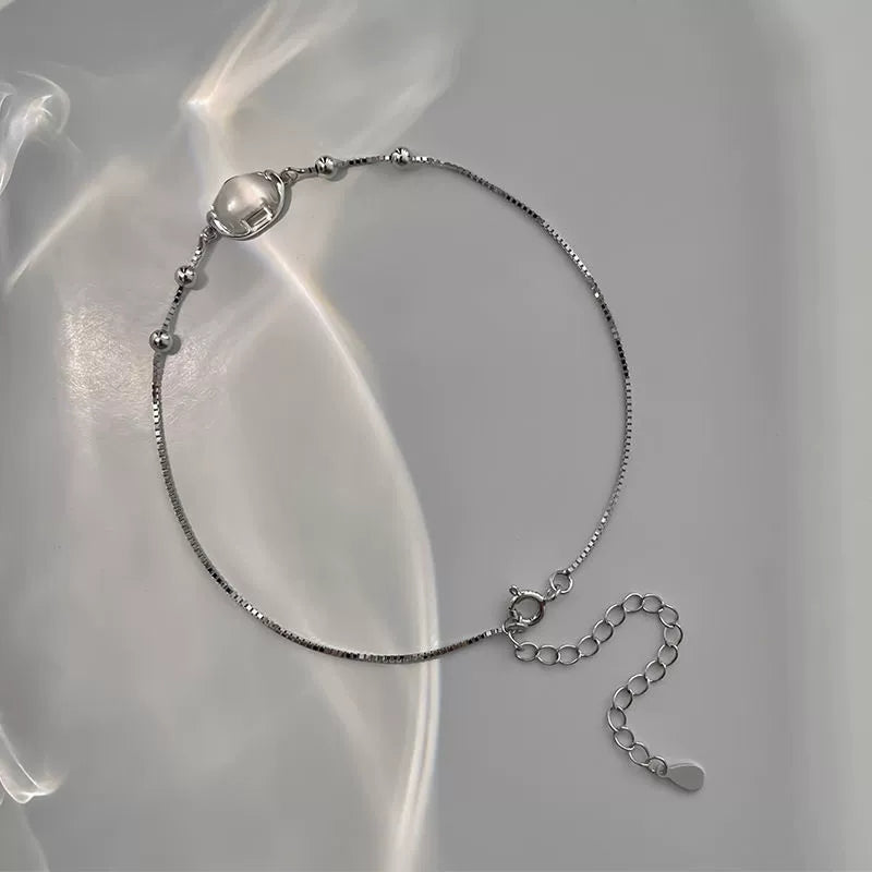 925 Silver Trendy Zircon Stone Anklet