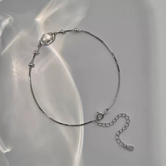 925 Silver Trendy Zircon Stone Anklet