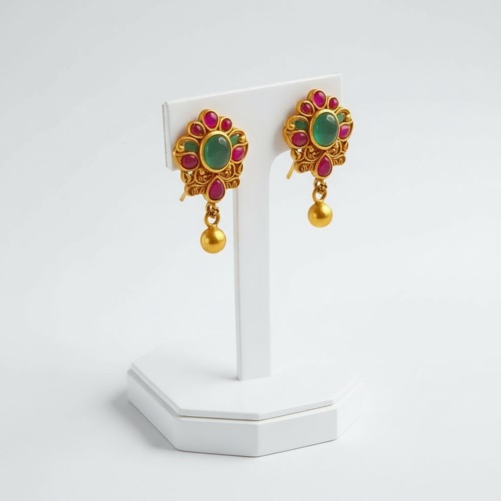 925 Silver  Advika Earrings