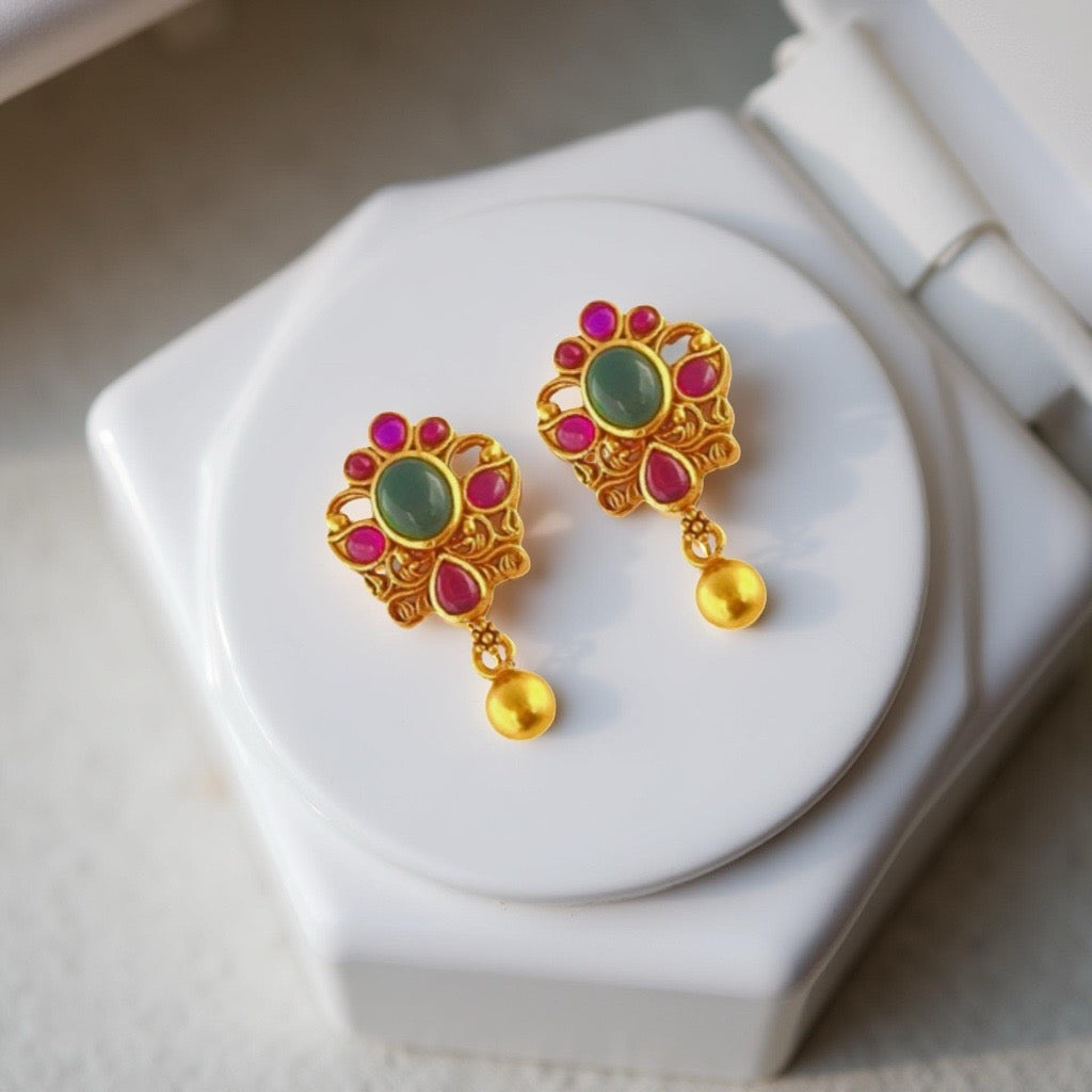 925 Silver  Advika Earrings