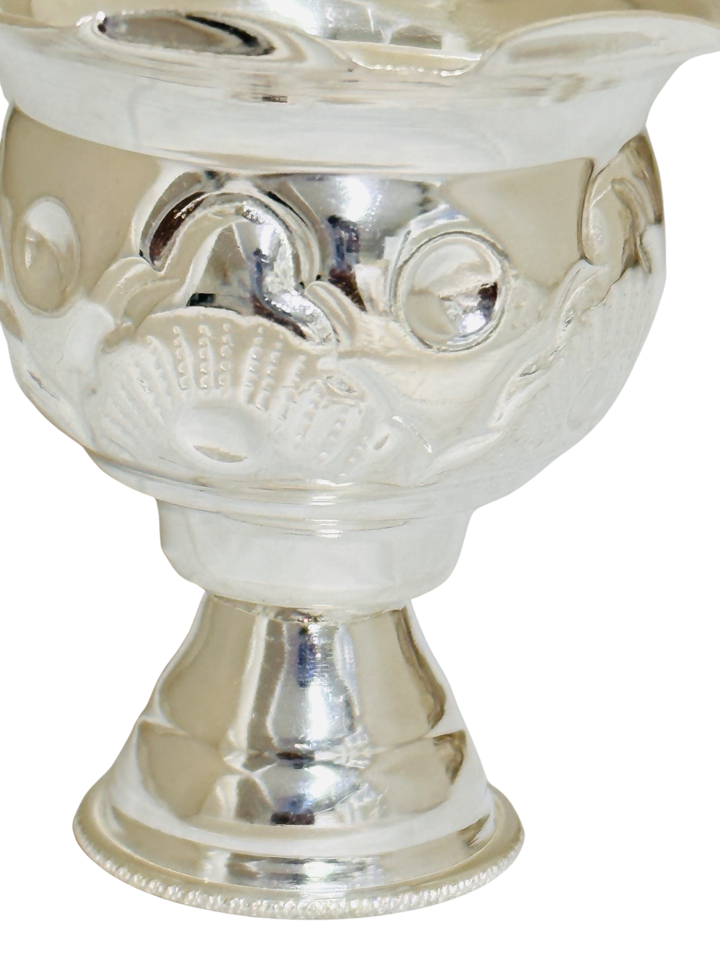 925 Silver Floral Chandan Cup
