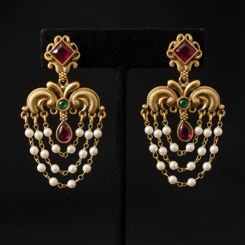 Ritya Pearl Drop Earrings