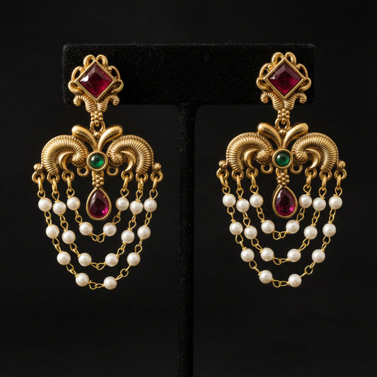Ritya Pearl Drop Earrings