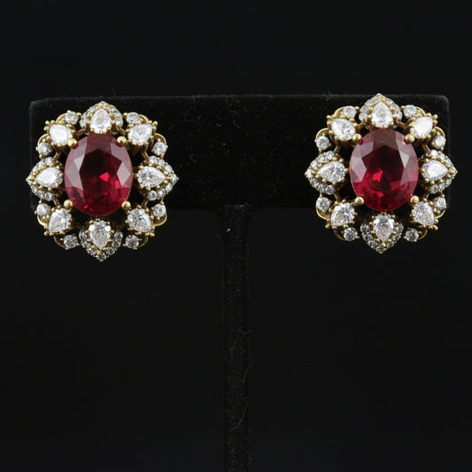 Anvitha Victorian Stud Earrings