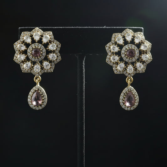Meekha Victorian Drop Earrings