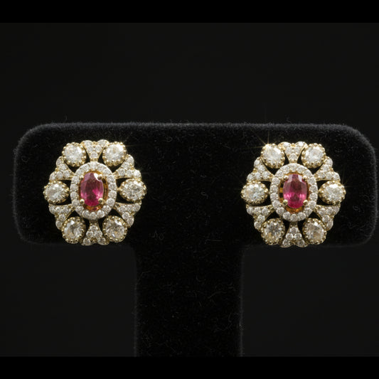 Aishwarya Victorian Stud Earrings
