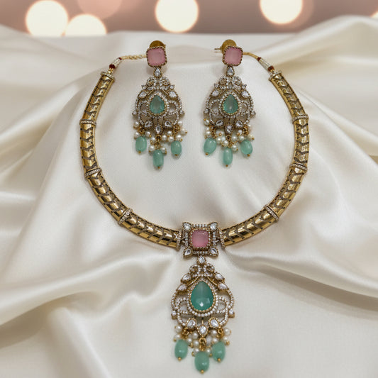 Meeka Necklace and Earrings Set