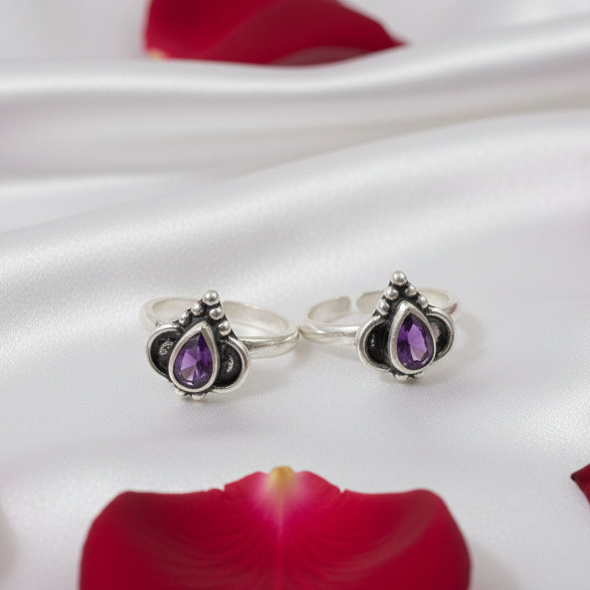 925 Antique Silver Aliya Toe rings