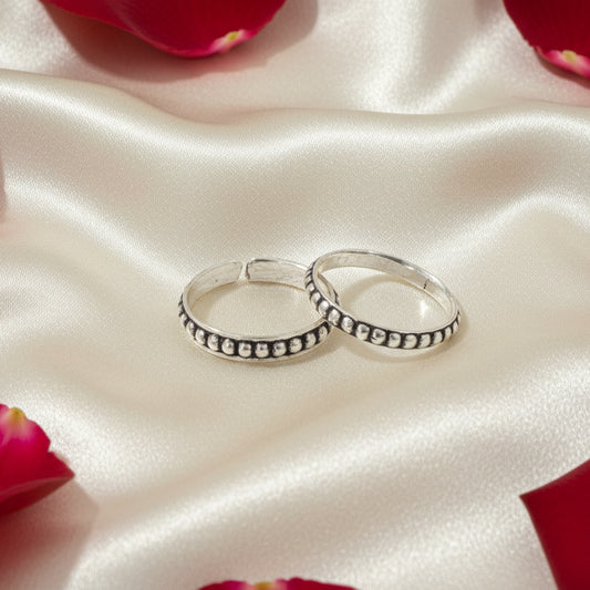 925 Antique Silver Viyana Toe rings