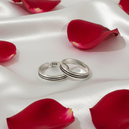 925 Antique Silver Riya Toe rings