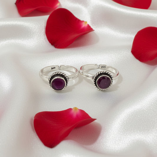 925 Antique Silver Leyah Toe rings