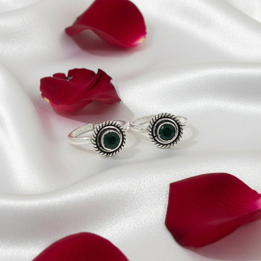 925 Antique Silver Riva Toe rings