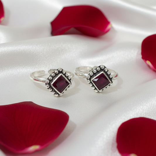 925 Antique Silver Vanitha Toe rings