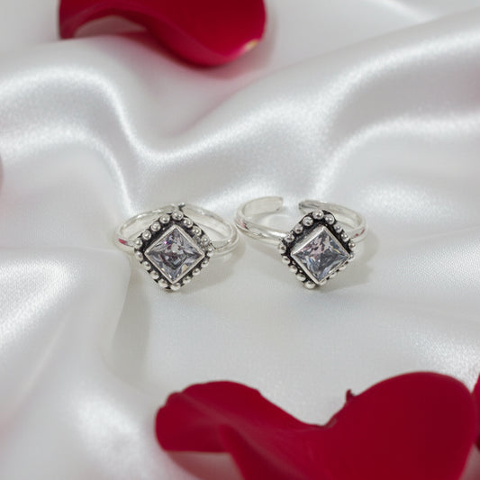 925 Antique Silver Seema Toe rings