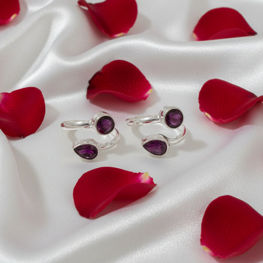 925 Antique Silver Avani Toe rings