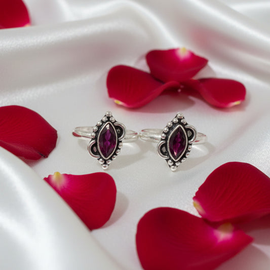 925 Antique Silver Hanah Toe rings